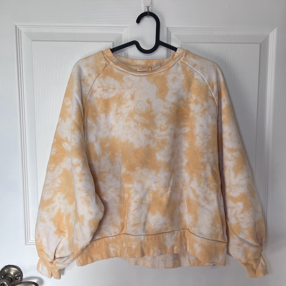 Levi's Women's Tie-Dye Sweater - Yellow And White